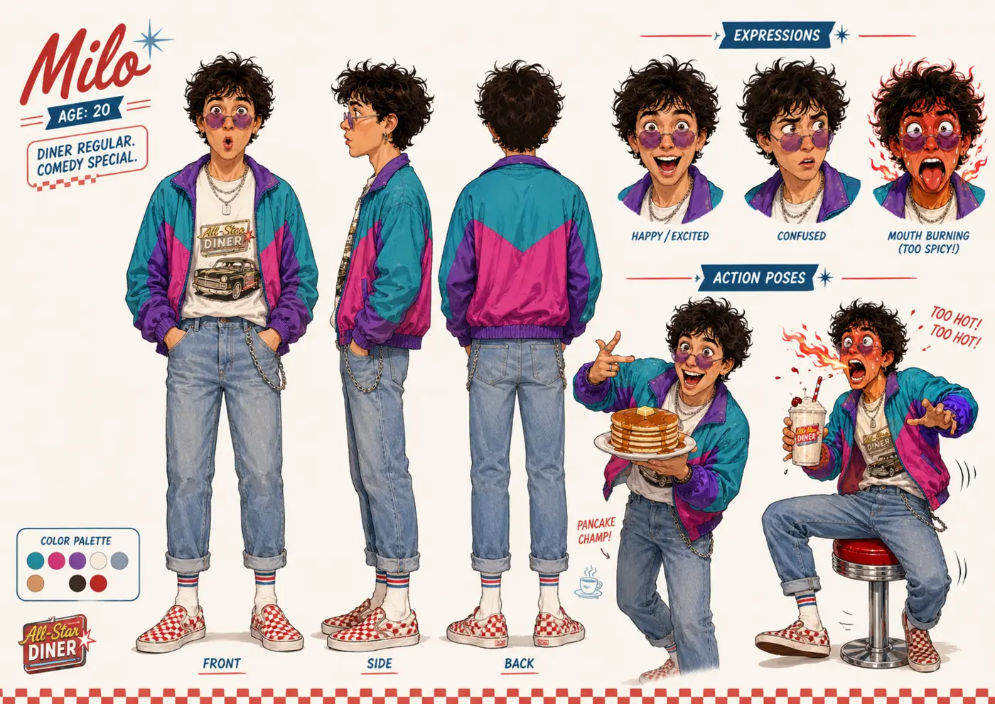 Character sheet — Personagens e animação, Prod House